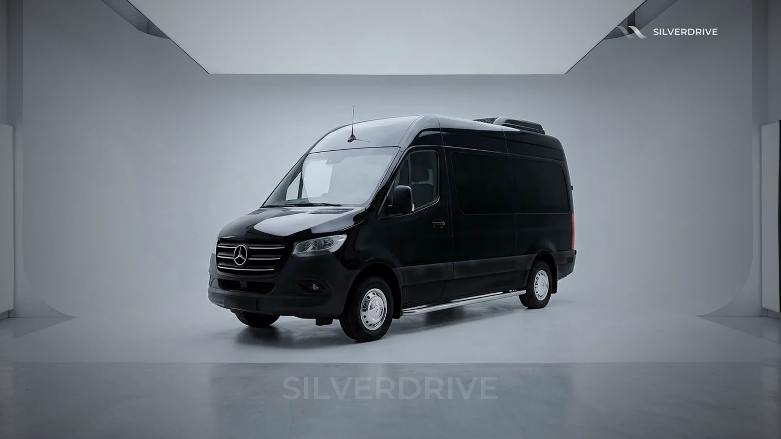 Mercedes Sprinter 8, chauffeur driven by SilverDrive
