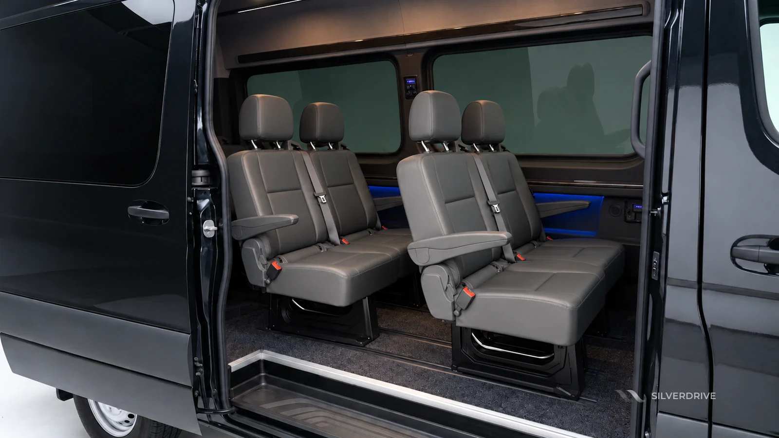 Interior of the Mercedes Sprinter 8