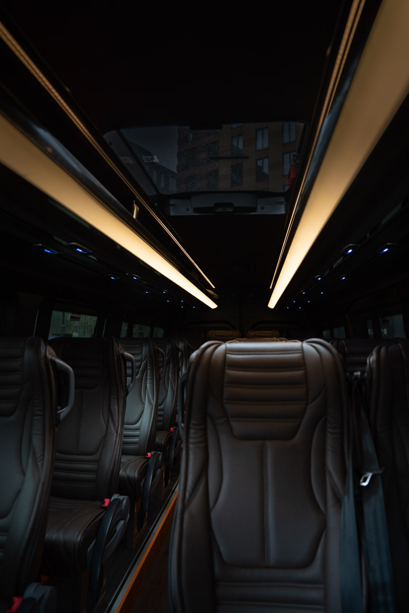 FAQ | Mercedes Sprinter chauffeur service interior